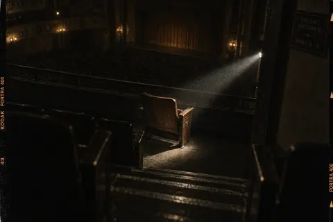 House Lights Off, One Seat Unfolded