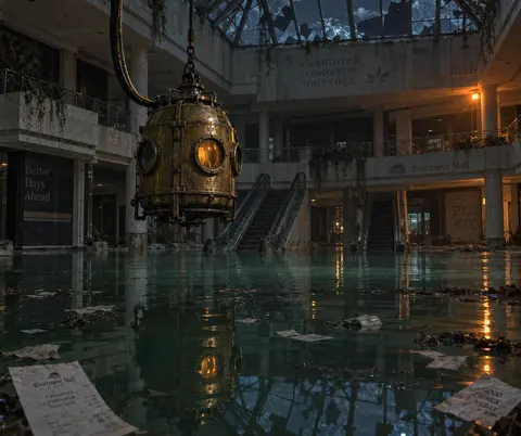 Descent into the Atrium