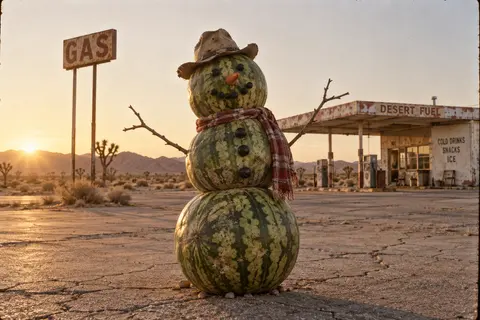 Watermelon Snowman, Route 66